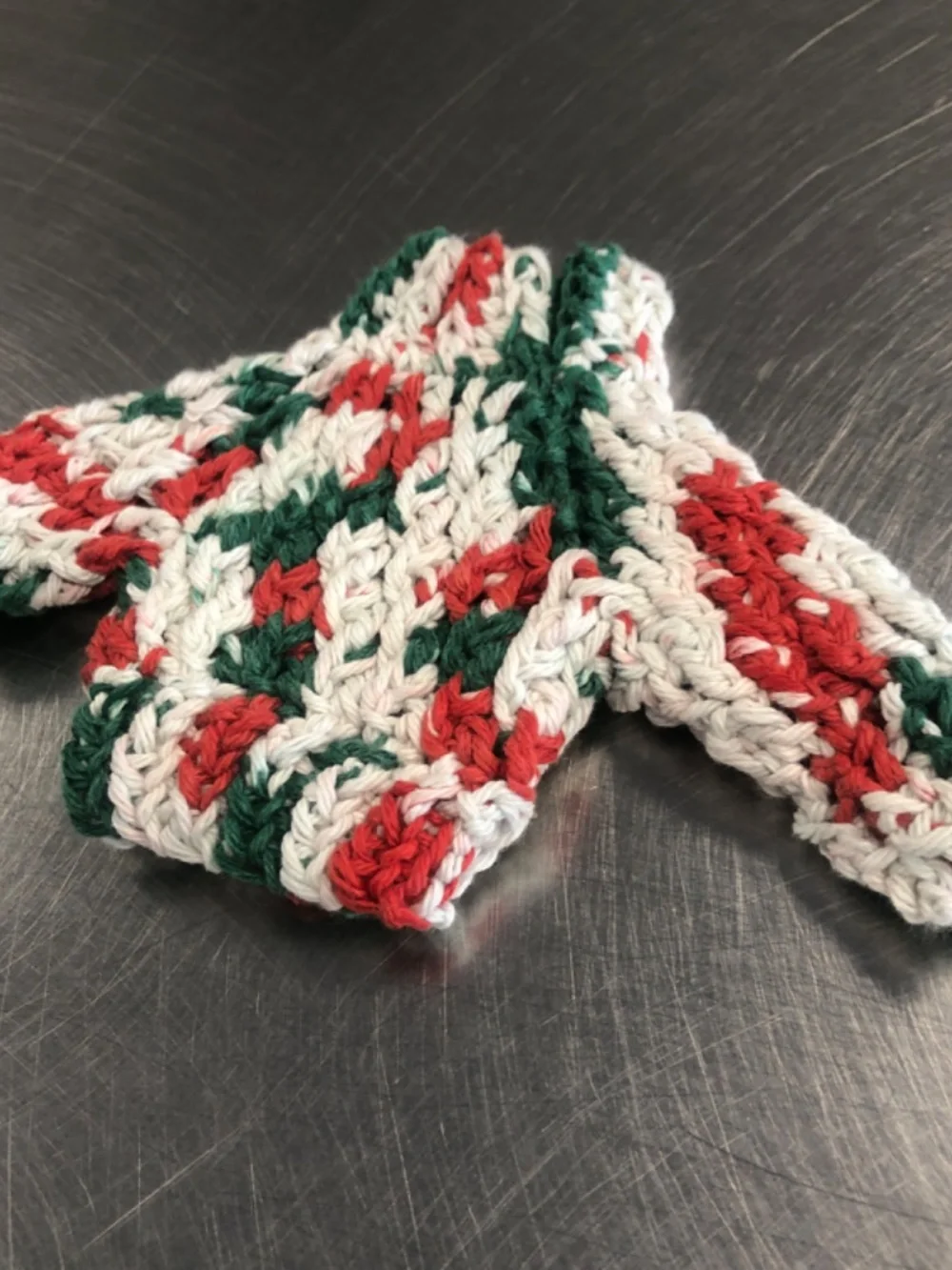 Christmas Holiday Crochet Mini Chunky Sweater Ornament, Gift Tag, Gift Tag, 3”x5